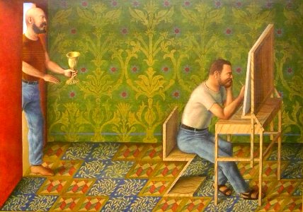 Madrid - Centro Cultural Conde-Duque, 'Dos mundos (sobre un tiempo de la vida), Guillermo Pérez Villalta, 1948