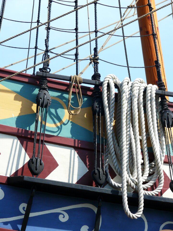 Sail vessel sea