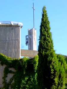 Madrid, Moratalaz, Iglesia de Santa Ana y Nuestra Señora de la Esperanza (Fisac, 1966) 07