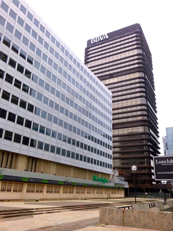 Madrid - AZCA, Torre BBVA y El Corte Inglés