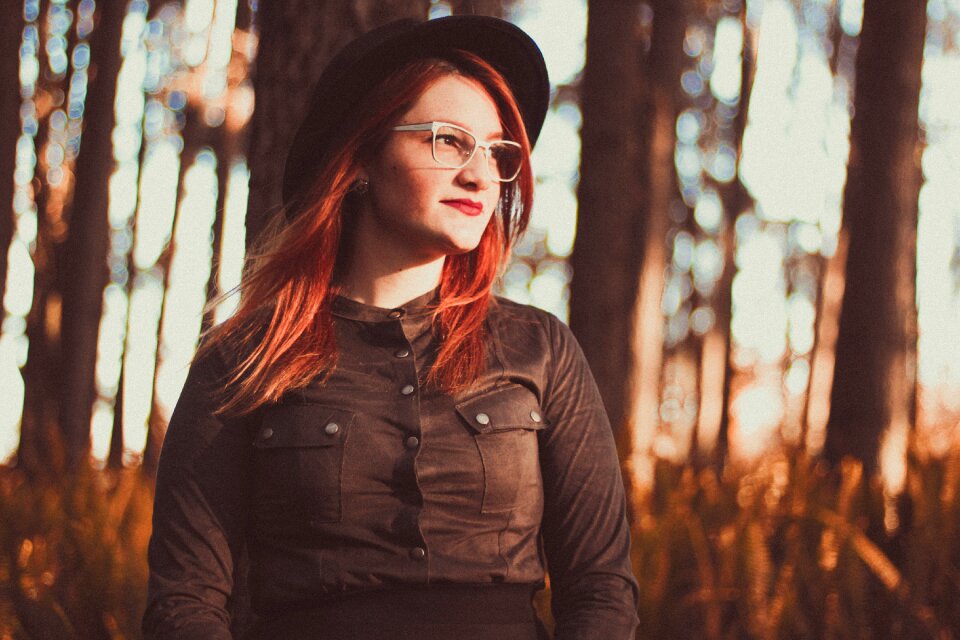 Girl outdoors person