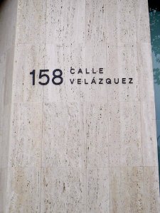 Madrid - Calle Velázquez nº 158