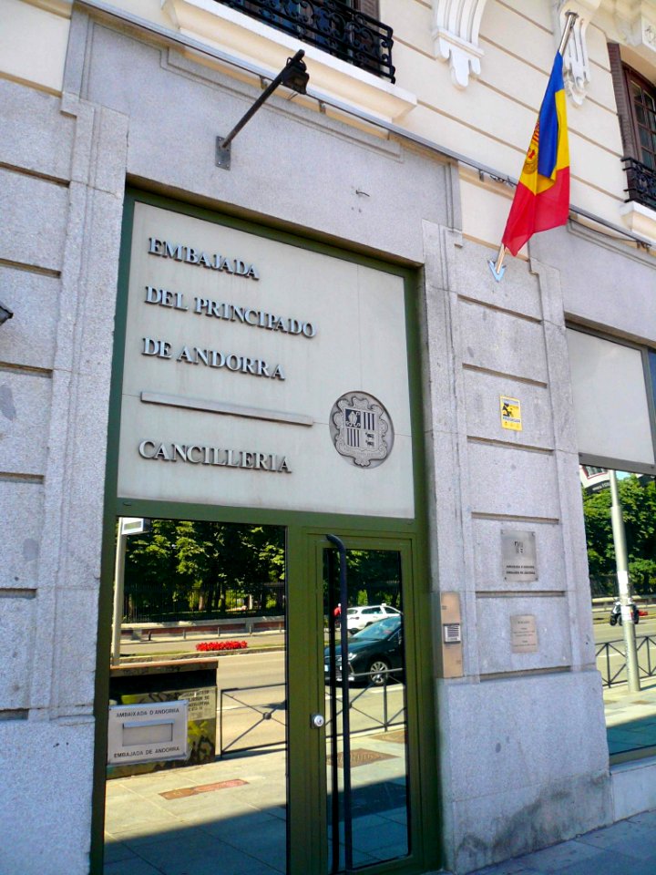 Madrid - Calle de Alcalá, Embajada de Andorra