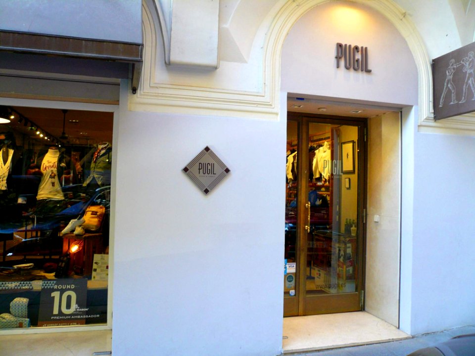 Madrid - Calle de Villanueva, Púgil