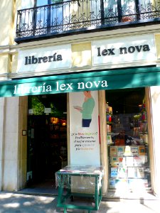 Madrid - Calle del Marqués de la Ensenada, Librería Lex Nova