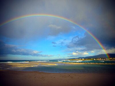 Rainbow beach sand