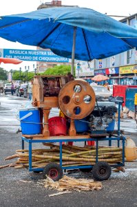 Machine manufacturing cane sugar juice