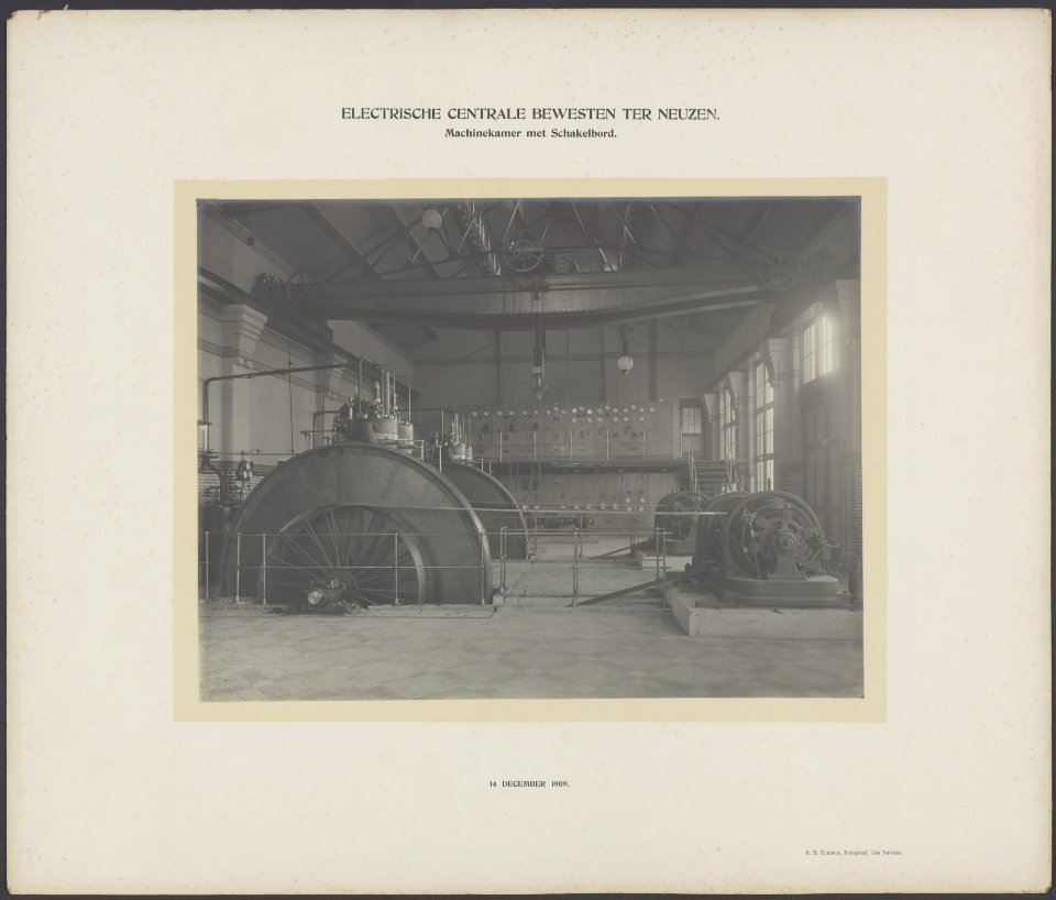 Machinekamer met schakelbord, Bestanddeelnr 758