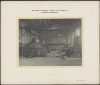 Machinekamer met schakelbord, Bestanddeelnr 758