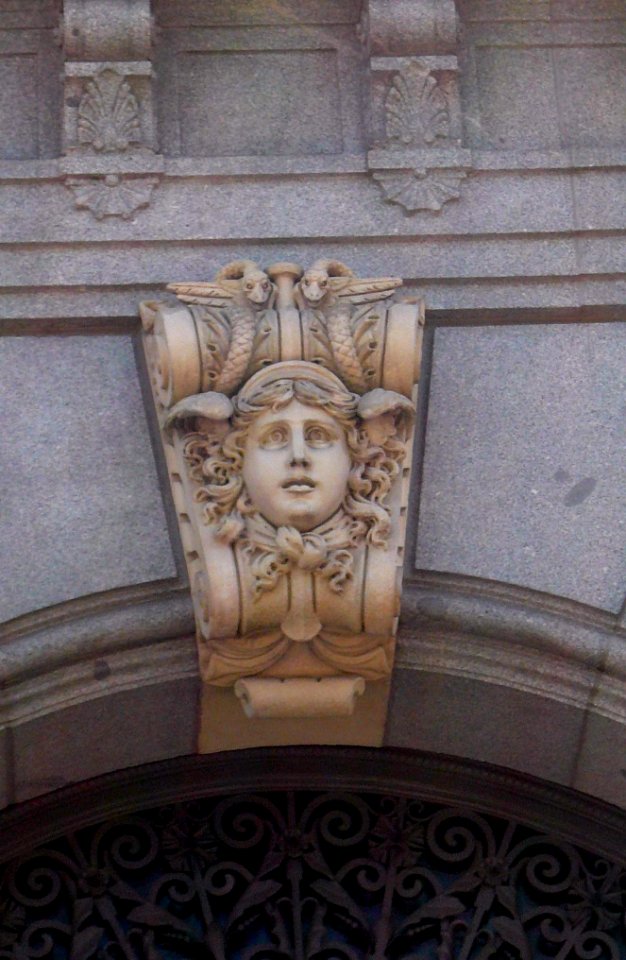 Madrid - Banco de España, mascarón 3