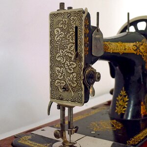Ancient sewing handicraft photo