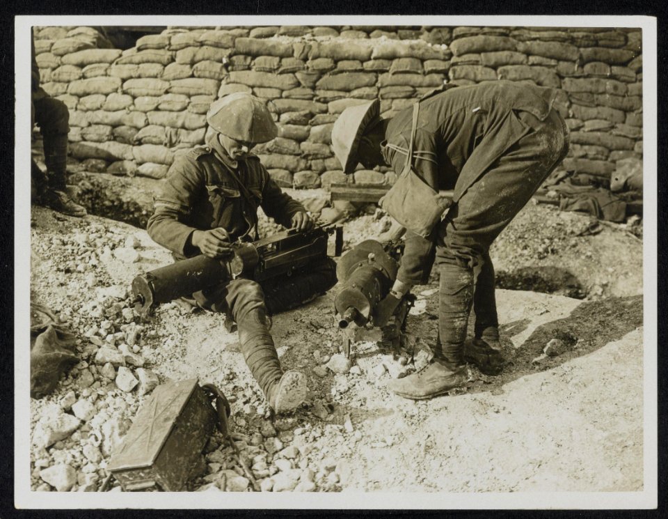 Machine guns captured at Morval, Bestanddeelnr 158-1006