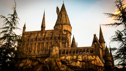 Conjure magic school building