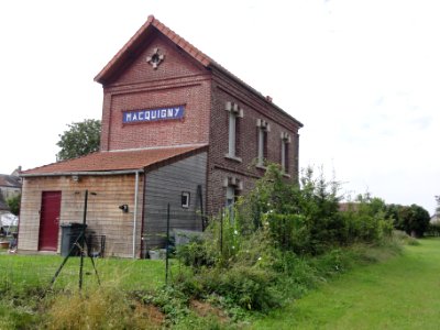 Macquigny (Aisne) ancienne gare