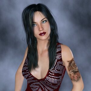 Model female portrait