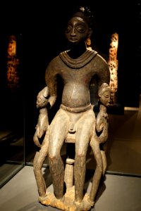 Memorial figure for a king or dignitary, Cameroon, Bangwa, 19th century AD, wood - Ethnological Museum, Berlin - DSC02203