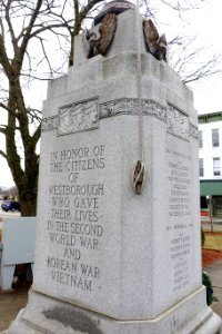 Memorial Flagpole - Westborough, Massachusetts - DSC05149