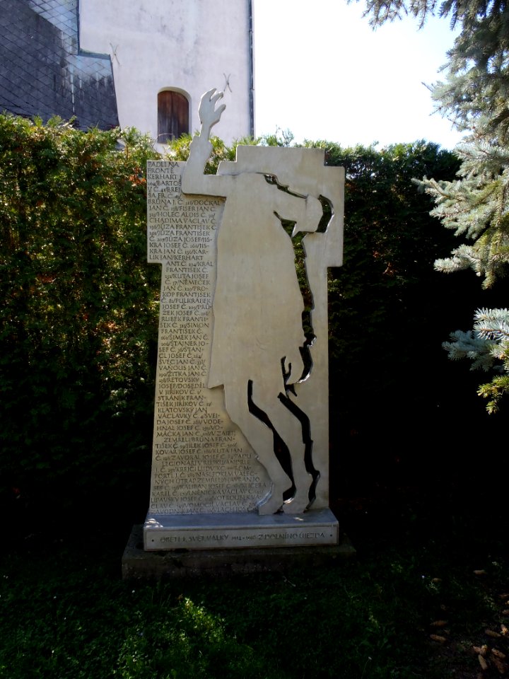 Memorial of fallen in Dolní Újezd, Svitavy