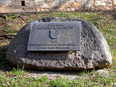 Memorial plaque Altenbeichlingen photo