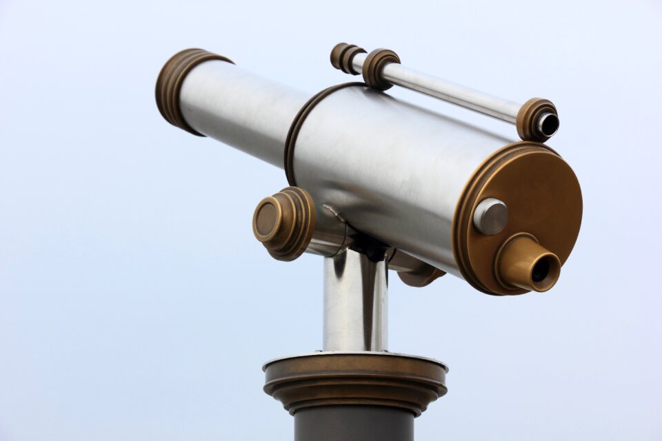 Operated telescope viewer