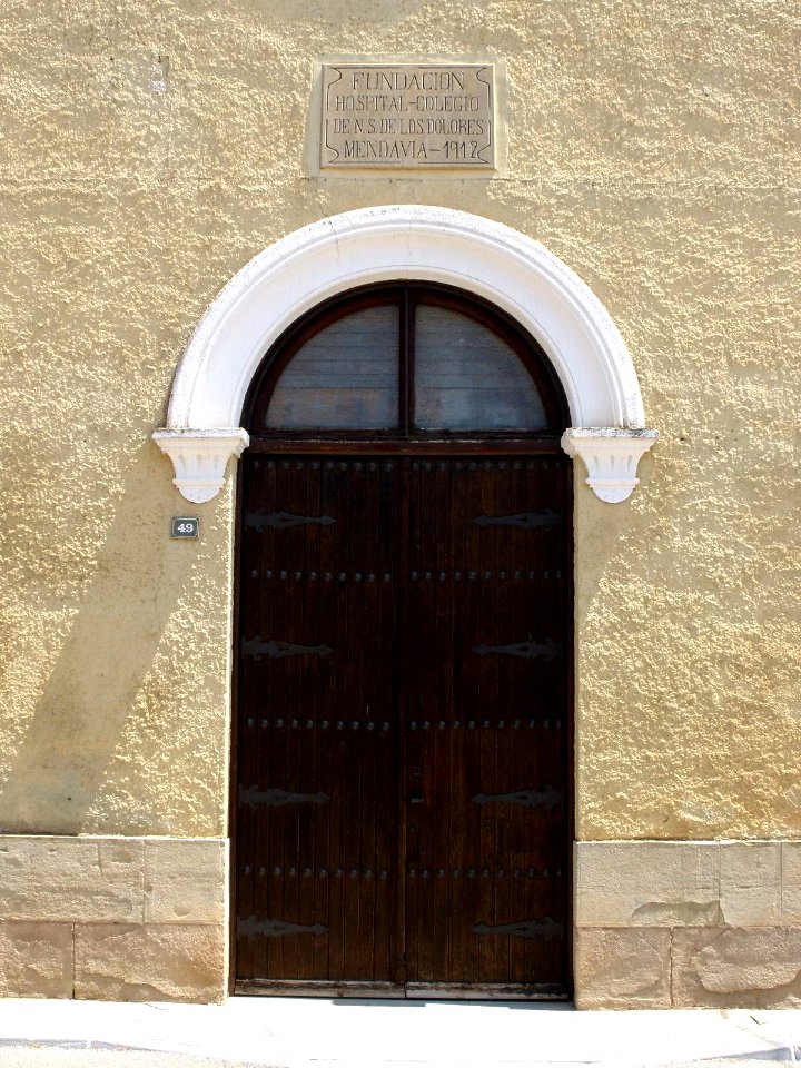 Mendavia - Hospital-Colegio de Nuestra Señora de los Dolores 2