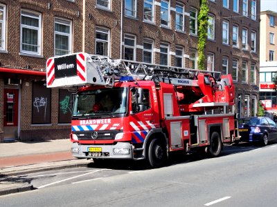 Mercedes Atego Unit 13-3651 van de brandweer Amsterdam foto 2
