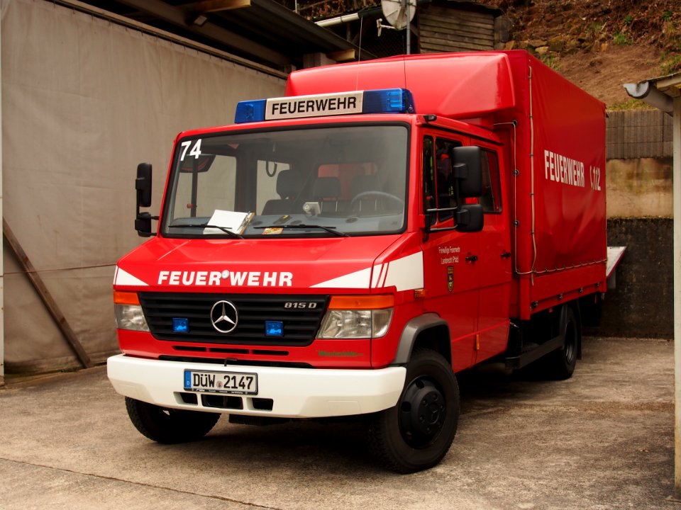 Mercedes Benz 815D, Unit 74 of the Freiwillige Feuerwehr Lambrecht (Pfalz), pic1