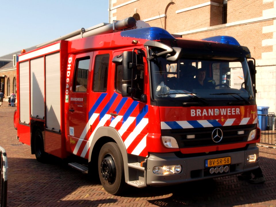 Mercedes Benz Fire Engine Dept. Den Helder, callsign DHD640