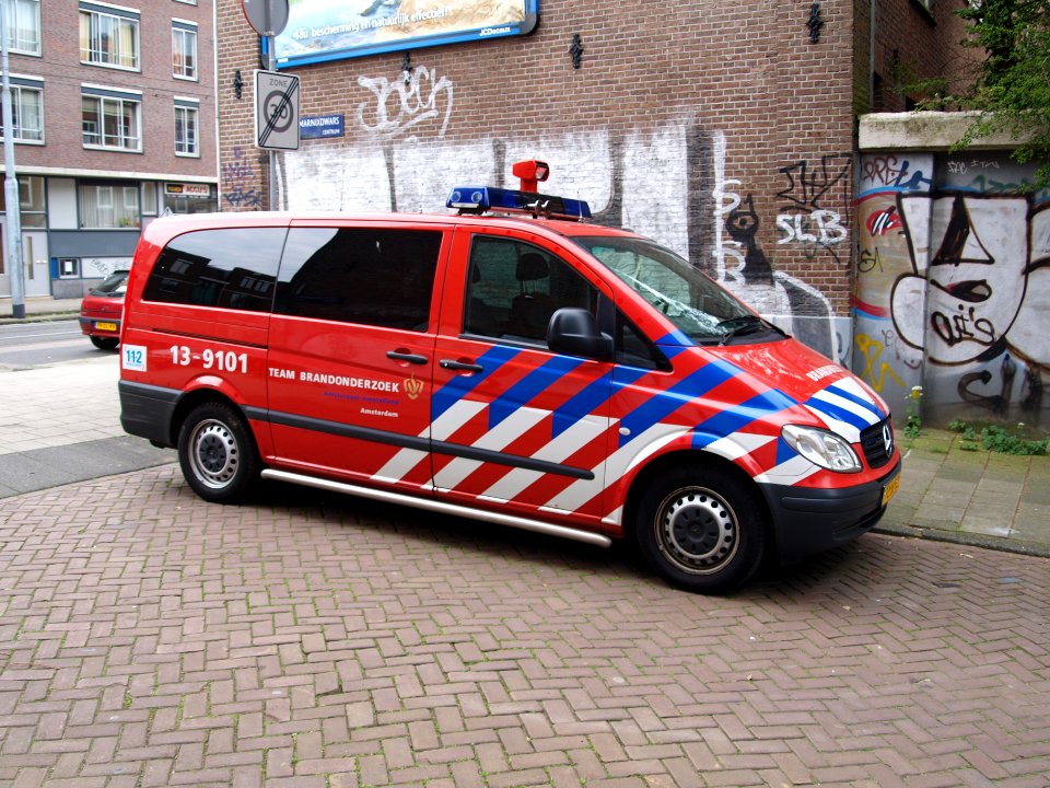 Mercedes Benz Vito 115 CDI (2004), Unit 13-9101 'Team Brandonderzoek' Amsterdam Amstelland, Amsterdam, The Netherlands pic2