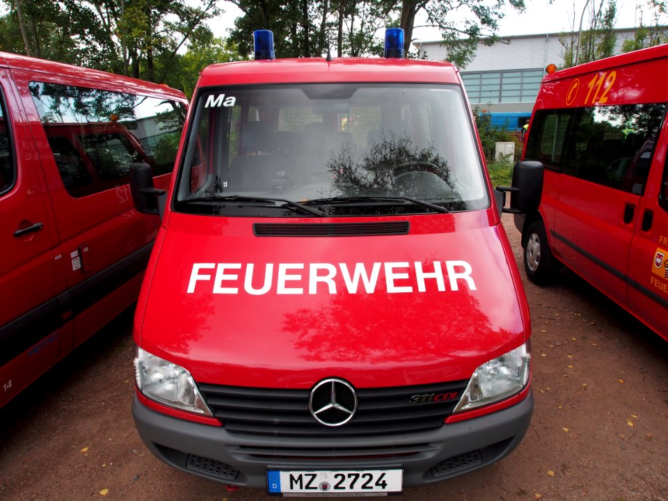 Mercedes 311 CDI, Feuerwehr Mainz, Grenzlandmeisterschaften 2014, bild 2