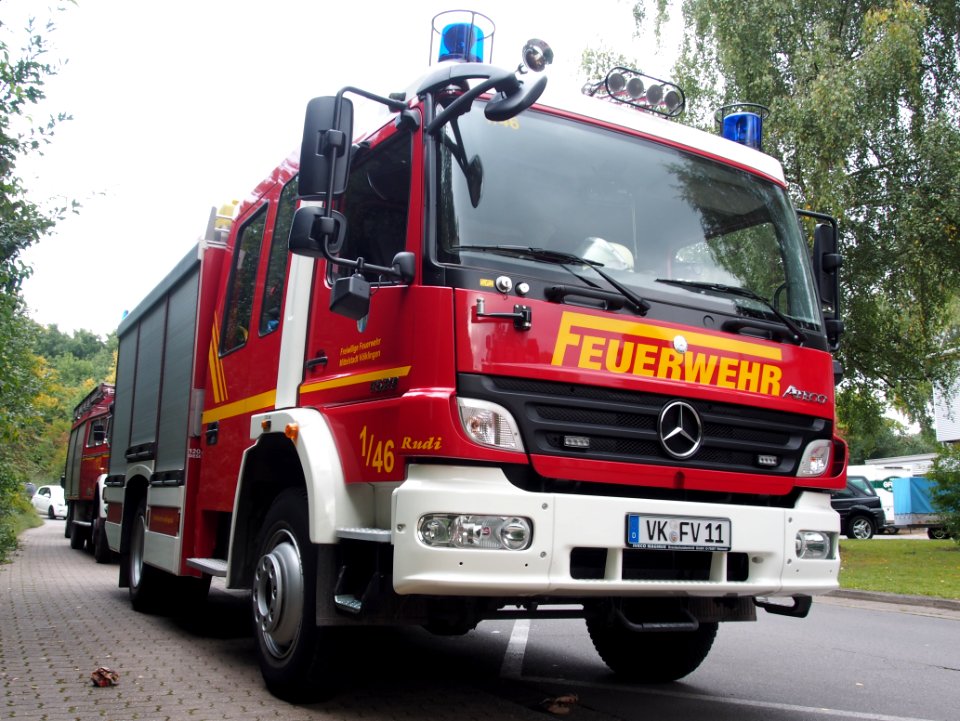 Mercedes Atego 1529, Freiwillige Feuerwehr Mittelstadt Völklingen, Unit 1-46, Grenzlandmeisterschaften 2014, bild 5