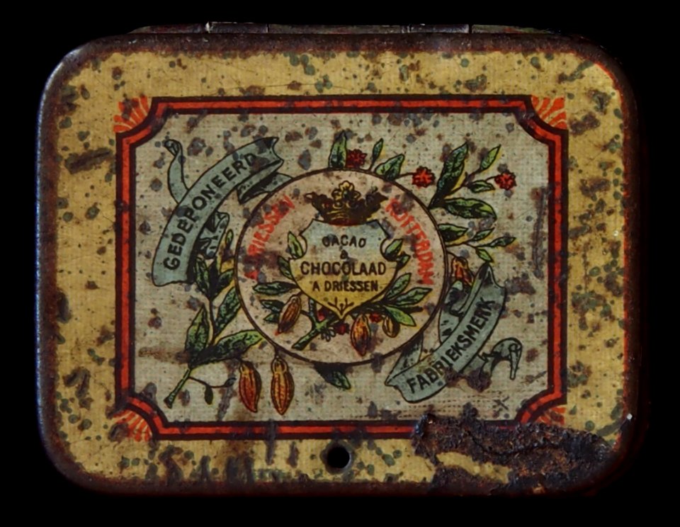 Merk Reclame, Cacao A Driessen (100gram) blik, foto 5