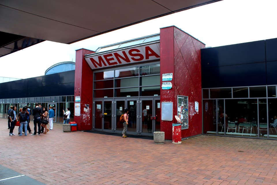 Mensa-Eingang Uni Bremen