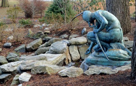 Menotomy Indian Hunter by Cyrus E. Dallin - Arlington, MA - DSC05819