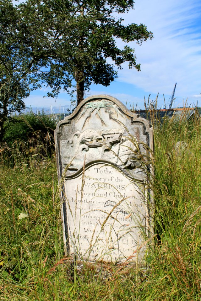 Memorial Stone At Approx 25M East Of Church Of Saint Mylor