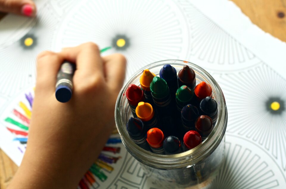 Book colors children photo