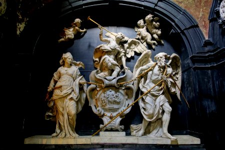Memorial to Duke Lamoral II of Thurn and Taxis by Mattheus van Beveren - Chapel of Saint Ursula - Église Notre-Dame du Sablon - Brussels, Belgium - DSC08127
