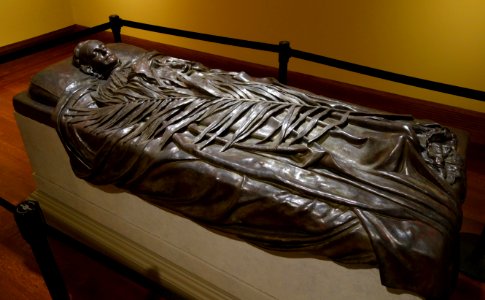 Memorial to Elizabeth Boott Duveneck by Frank Duveneck and Clement J. Barnhorn, 1891, plaster - Cincinnati Art Museum - DSC03026