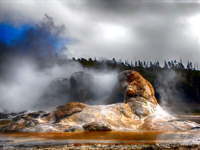 Landscape snow scenic