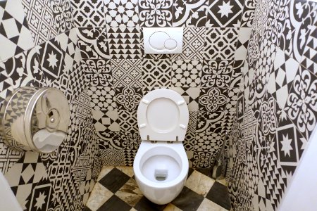 Men's room - Ristorante Sibilla - Tivoli, Italy - DSC03841