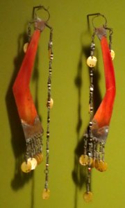Men's ear pendants, Ilongot, Honolulu Museum of Art 8368.1