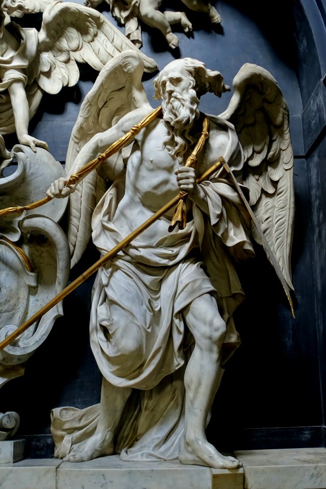 Memorial to Duke Lamoral II of Thurn and Taxis by Mattheus van Beveren, detail 3 of 3 - Chapel of Saint Ursula - Église Notre-Dame du Sablon - Brussels, Belgium - DSC08143
