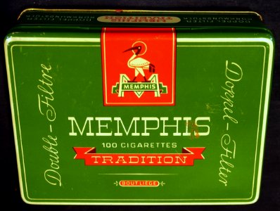 Memphis Tradition, 100 cigarettes bout Liege, blik