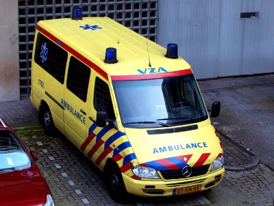 Mercedes Ambulance at Amsterdam, AMC hospital