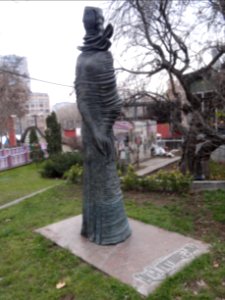 Memory statue for Arev Baghdasaryan in Yerevan