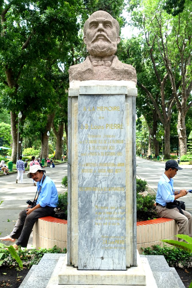 Memorial to Jean Baptiste Louis Pierre - Saigon Zoo and Botanical Gardens - Ho Chi Minh City, Vietnam - DSC01159