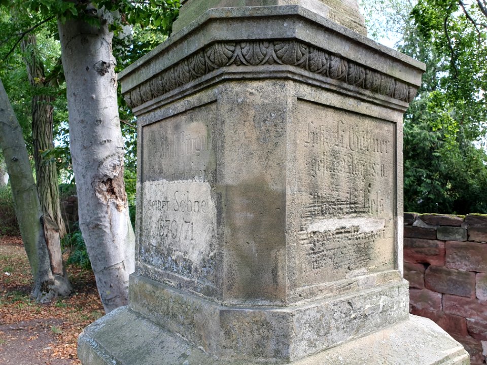 Memorial 1870-71 Bürgel 2