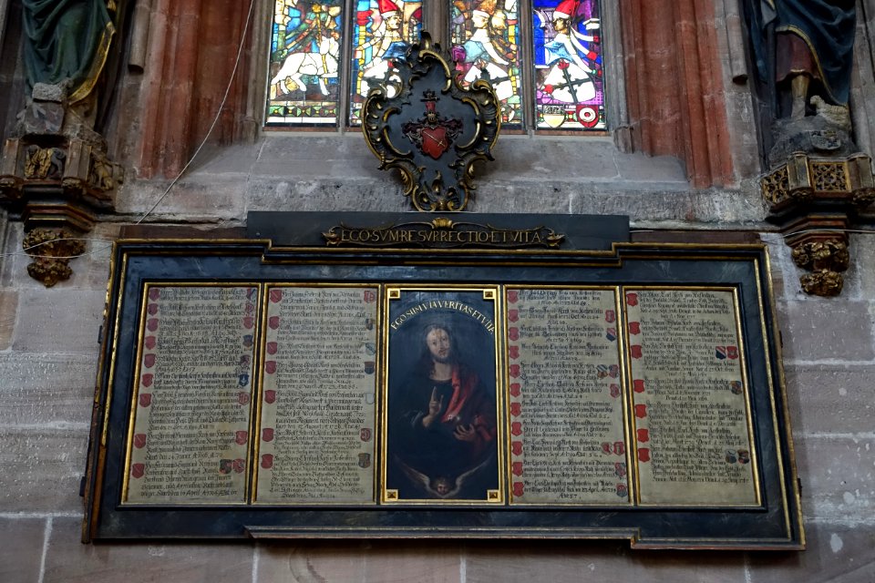 Memorial - St. Sebald church - Nuremberg, Germany - DSC01962