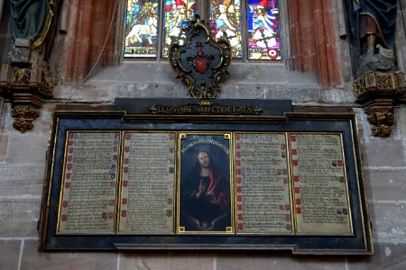 Memorial - St. Sebald church - Nuremberg, Germany - DSC01962