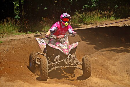 Atv all-terrain vehicle quad race photo